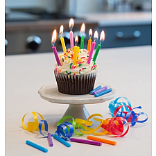 White Birthday Candles