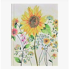 Watercolor Sunflower Journal