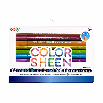 Color Sheen Felt Tip Pens