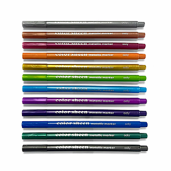 Color Sheen Felt Tip Pens