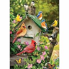 Singing Around The Birdhouse - Tray Puzzle