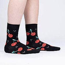 Mon Cherry Women's Crew Socks