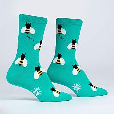 Bee Happy Women's Crew Socks