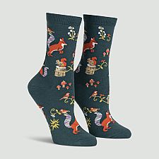 Foxy, I Love You! Crew Socks
