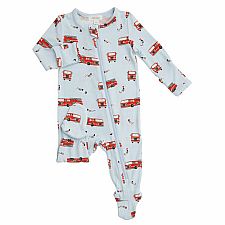 Fire Truck Footie 3-6M