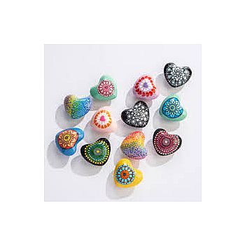 Mandala Chime Hearts