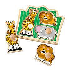 Jungle Friends Knob Puzzle