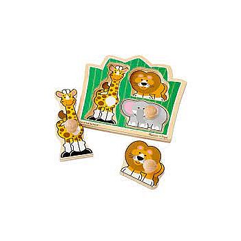 Jungle Friends Knob Puzzle