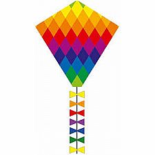 Rainbow Patchwork Kite