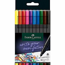 Black Edition Fineliner 10-pack