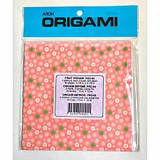Pink & Green Origami Paper