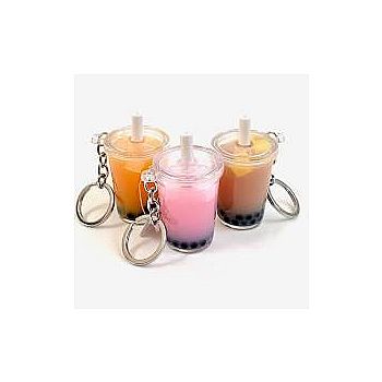Boba Tea Keychain