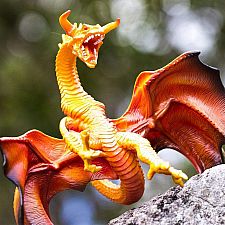 Lava Dragon Figurine