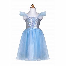 Blue Sequin Dress