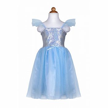 Blue Sequin Dress