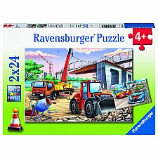 Construction & Cars 2 X 24