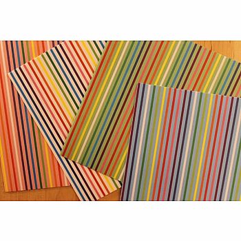 Rainbow Stripe Origami Paper