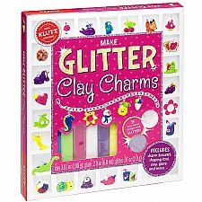 Glitter Clay Charms Kit