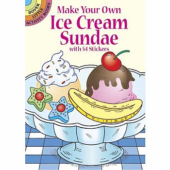 Ice Cream Sundae Sticker Activity Book