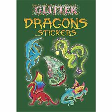 Glitter Dragon Stickers