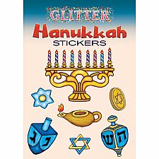 Glitter Hanukkah Stickers