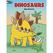 Simple Dinosaurs Coloring Book