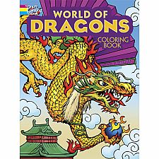 World of Dragons Coloring Book
