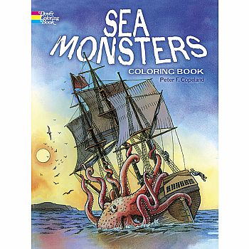 Sea Monsters Coloring Book